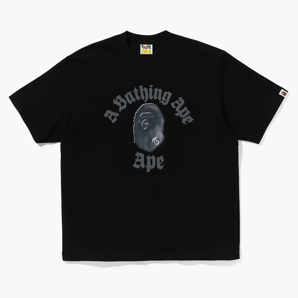 Bape Gothic College Relaxaded Fit Tea Black