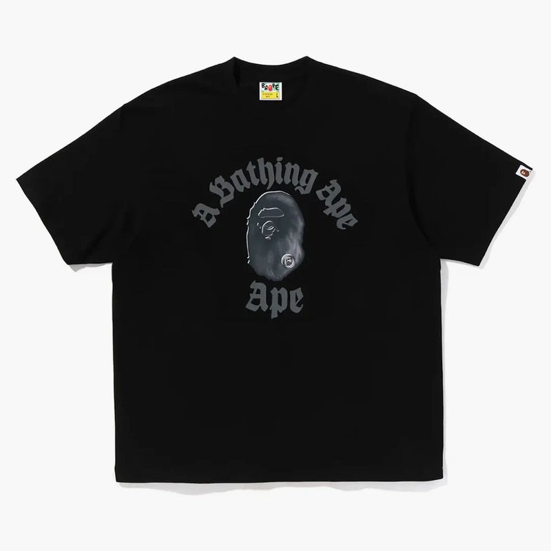 Bape Gothic College Relaxaded Fit Tea Black