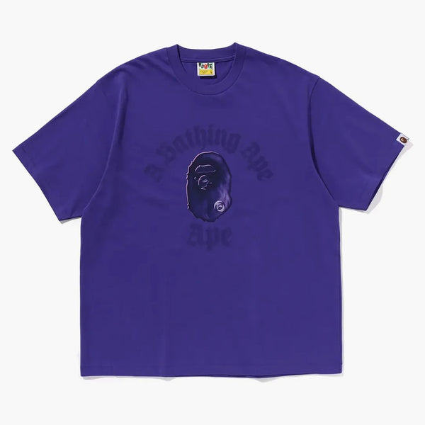 Bape Gothic College uvolněná fit čaje fialové