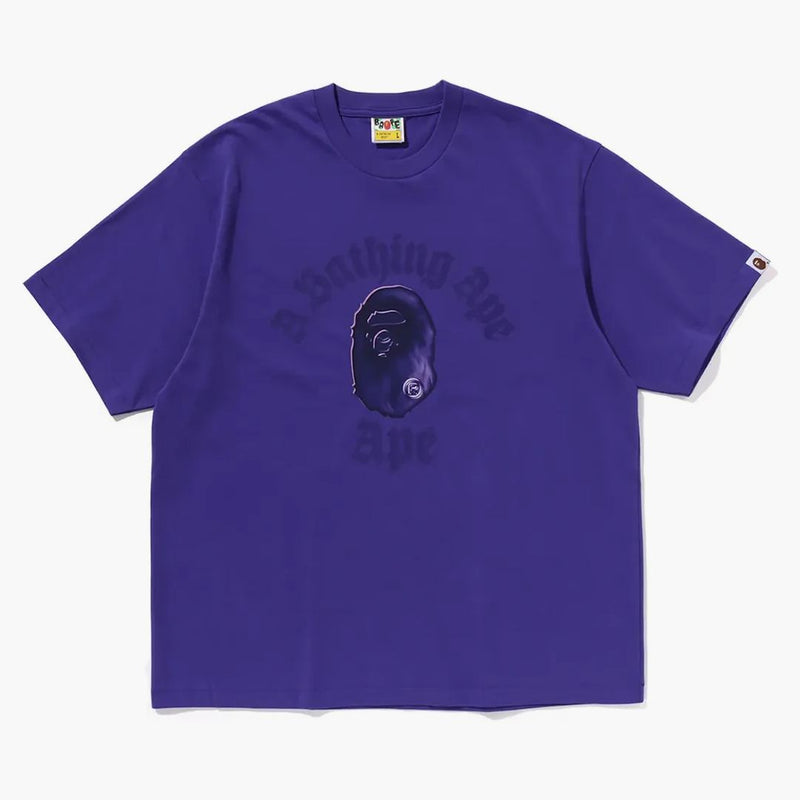 Bape Gothic College uvolněná fit čaje fialové