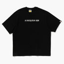 Bape Gothic Logo Relaxed Fit Tee Black
