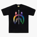 Bape Gradation Shark Bapec Tee Black