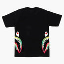 Bape Gradation Side Shark Tee Black