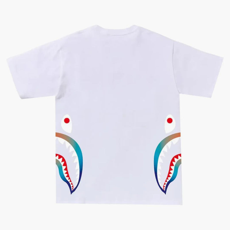 BAPE GRADATION STRÁNKA Shark Tee White