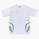 Bape Gradation Side Shark Tee White