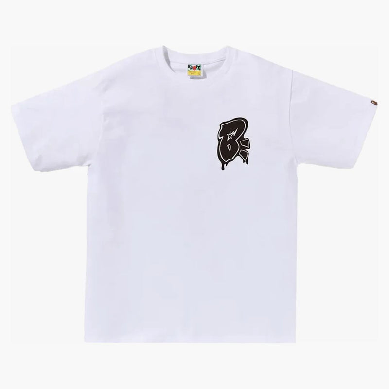 Bape Graffiti B One Point Tee White