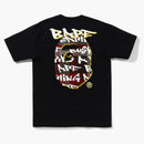 Bape Graffiti Check Ape Head Tee Black Black