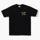 Bape Graffiti Check Ape Head Tee Black Black