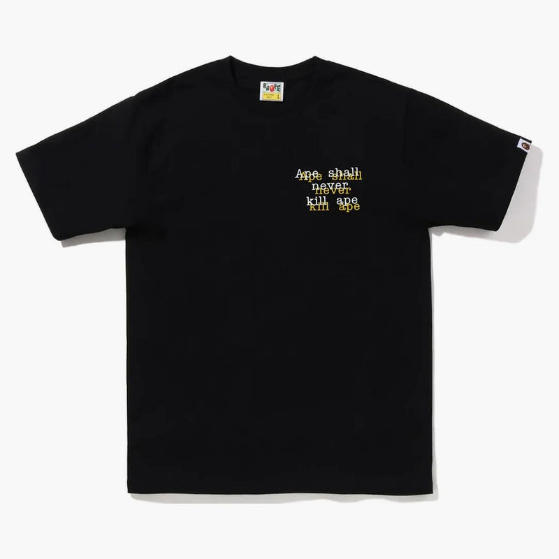 Bape Graffiti Check Ape Head Tea Black Black
