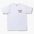 Bape Graffiti Check Ape Head Tee White Blue