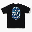 Bape Graffiti Check Big Ape Head Tea Black Blue