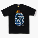 Bape Graffiti Check Milo on Big Ape Tea Black Blue