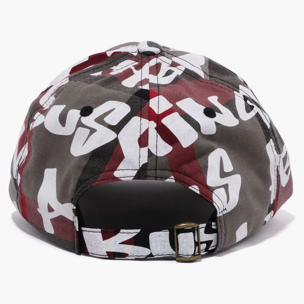 BAPE Graffiti Check Panel Cap Negro