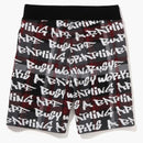 Bape Graffiti Check Shorts Black