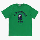Bape graffiti pattern college tea green