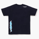 Bape graffiti tea black blue