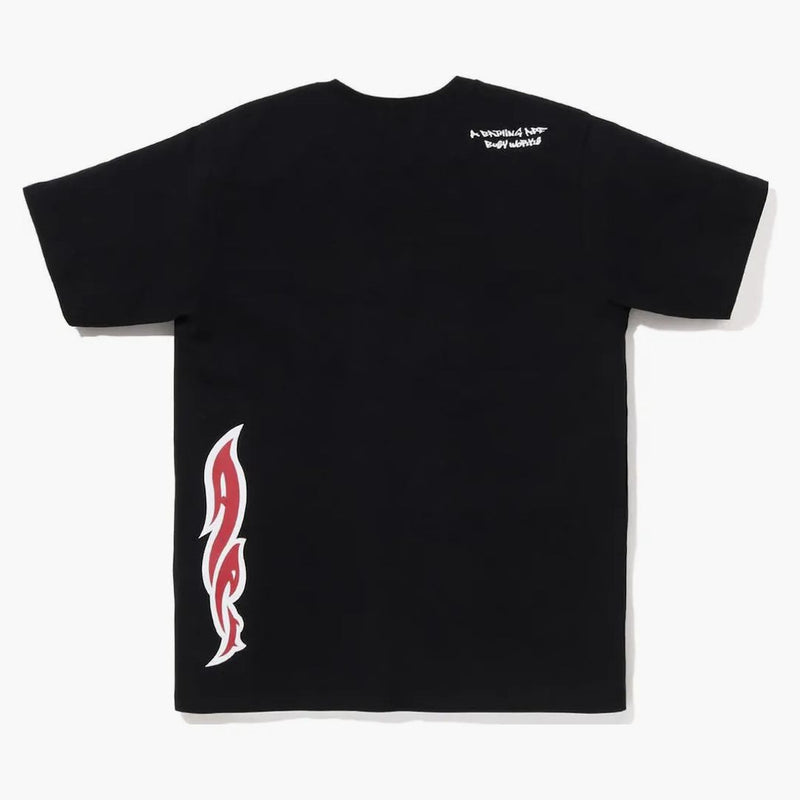 Bape Graffiti tè nero rosso