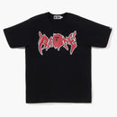 Bape Graffiti Tee Black Red