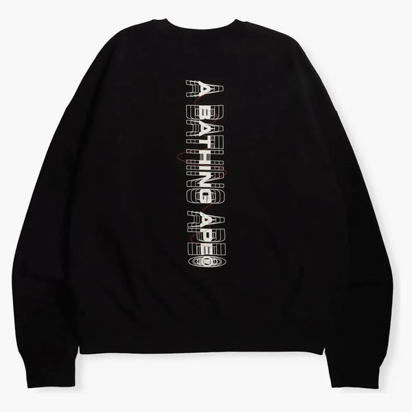 Bape Graphic #2 Loose Fit Crewneck Black