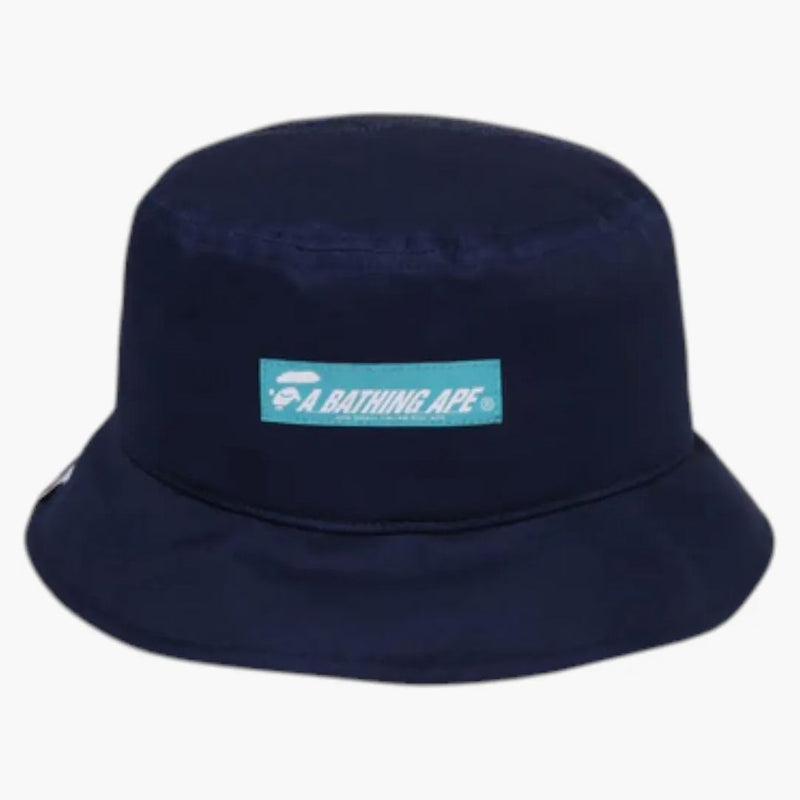 Bape Half Mesh Bucket has Navy