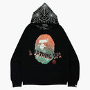 Bape Halloween opice hlava zářivá v tmavé svetr mikina černá