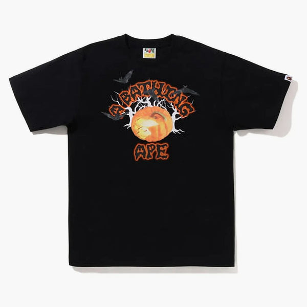 Bape Halloween Jack O 'Lantern College Tea Black