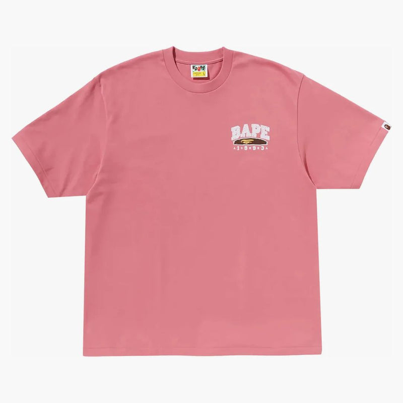 Bape Hand Draw Bape Relaxaded Fit Tee Pink