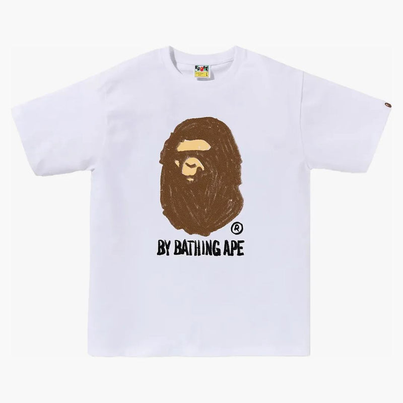 Bape ruční losování koupáním lidoope Tee White