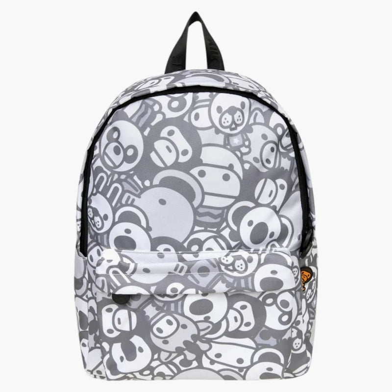 Bape Hard Medium Backpack White