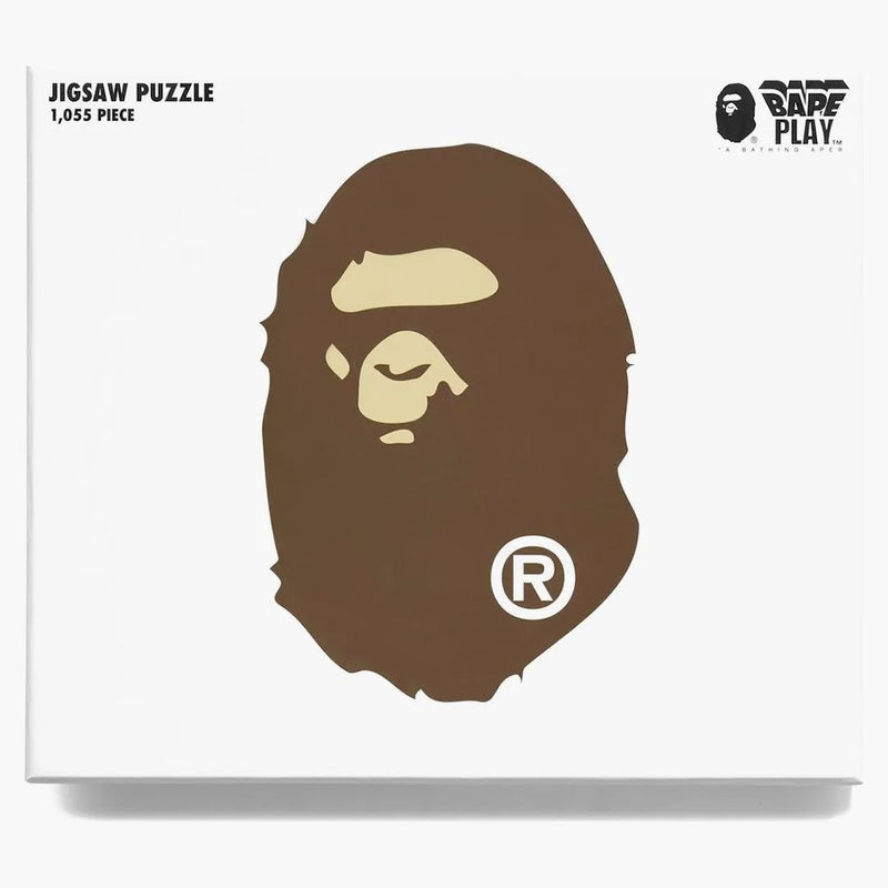 Puzzle -ul capului BAPE (1.050) maro