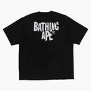 Bape Heavy Washed Ape Head Relaxed Fit Tee Black