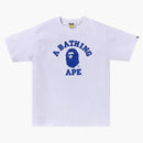 Bape Hexagram College Tee (fw24) White
