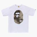 Bape High Tone Bleach Big Ape Head Tee White