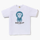 Bape Honeycomb Camo Baby Milo Tea White/Blue