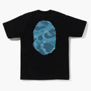 BAPE Honeycomb Camo Big Ape Head Té Negro Black