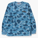 Bape Honeycomb Camo L/S Tea Blue