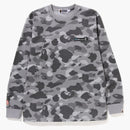Bape Honeycomb Camo L/S Tea Gray