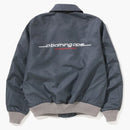 Bape Honeycomb Ripstop Bomber Jacket Gray