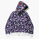 Bape Hong Kong 14. výročí Shark Full Zip Hoodie Purple