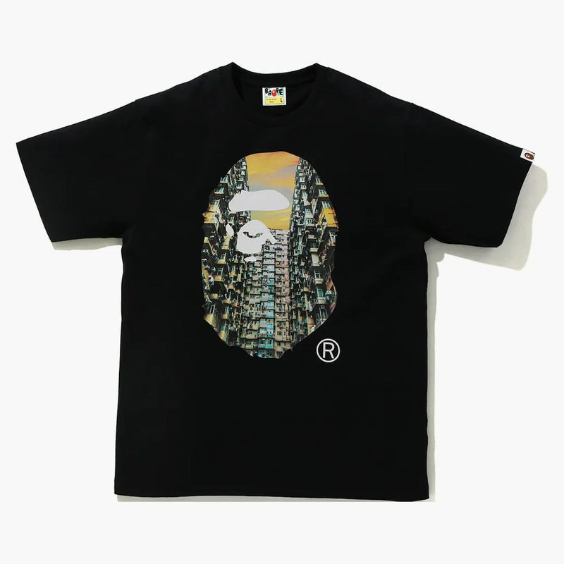 BAPE HONG KONG 15 ° anniversario Photo Ape Head TEA NERO