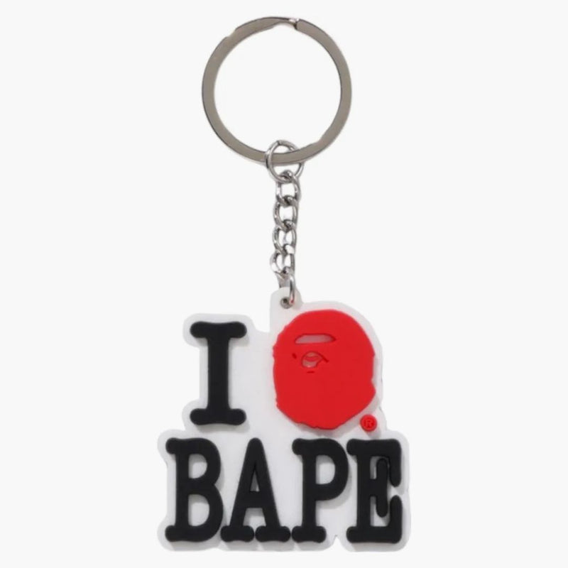 Bape I Love Keychain Multicolor