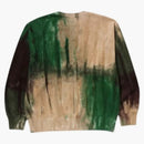 Bape Ice Dye Sta College Relaxed Fit Crewneck Green