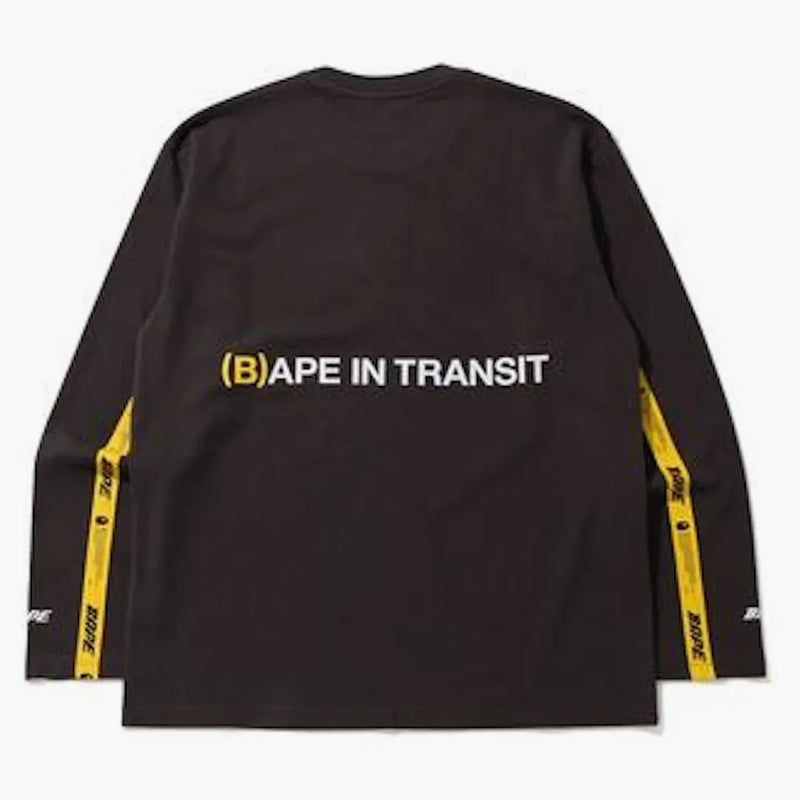 Bape in transit l/s tea gray