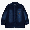 BAPE Indigo Dye Corduroy L/S Shirt Indigo Blue