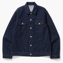 Bape Indigo Tiger Shark Jacket Indigo