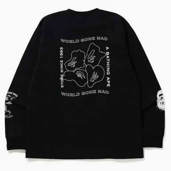 Stampa di inchiostro bape rilassata #1 l/s tè nero