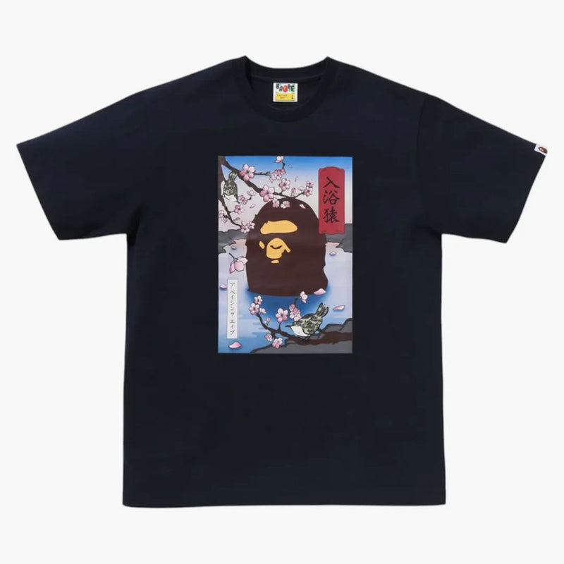 Bape Japan A Bathing Ape Tee (SS25) Navy