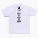 Bape Japan Ape Head Tea White