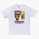 Bape Japan Art Baby Milo Tee White