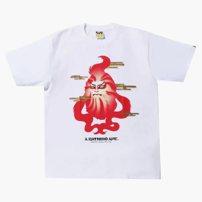 Bape Japan Culture Kabuki Tee White